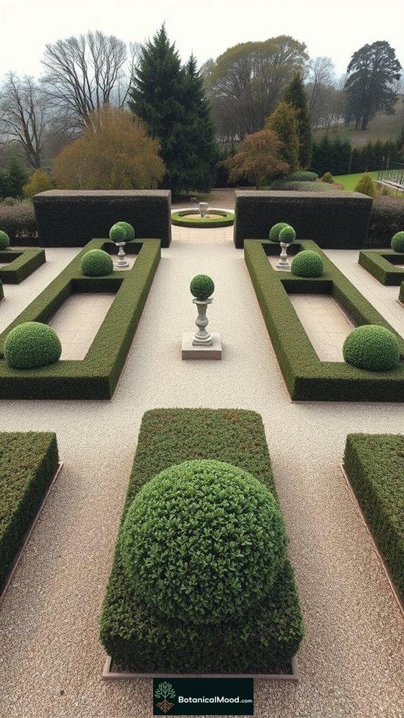 balanced evergreen design elements