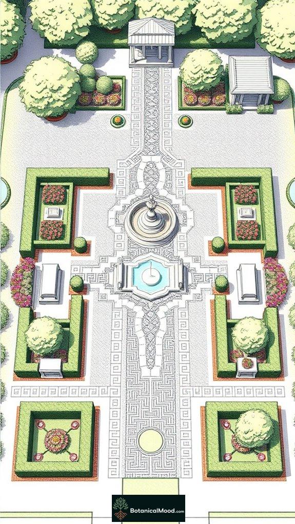 balanced garden design elements