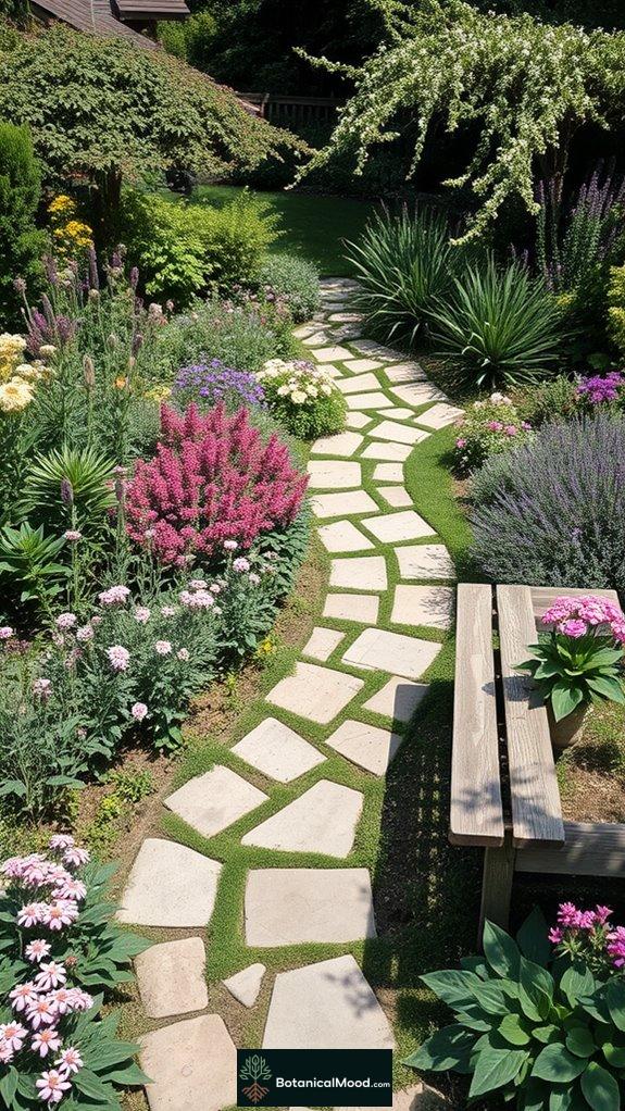 charming outdoor floral oasis