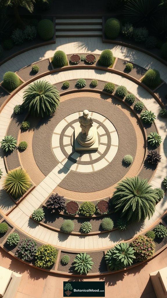 circular planting design techniques