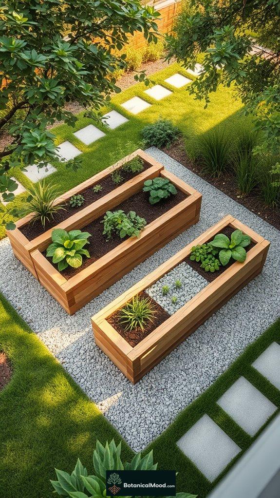 corner garden bed design