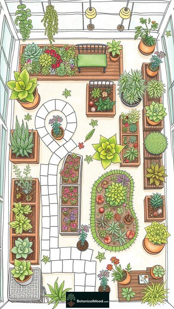 creative indoor plant arrangements