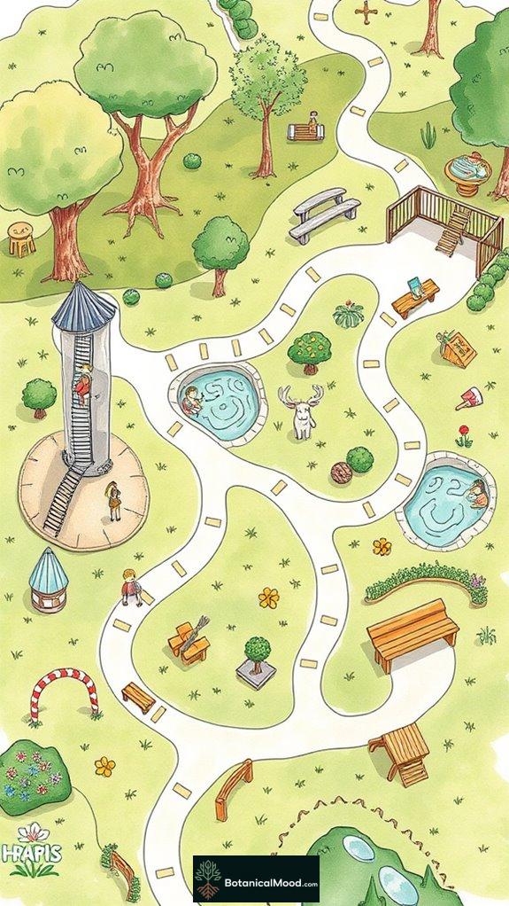 creative outdoor play space