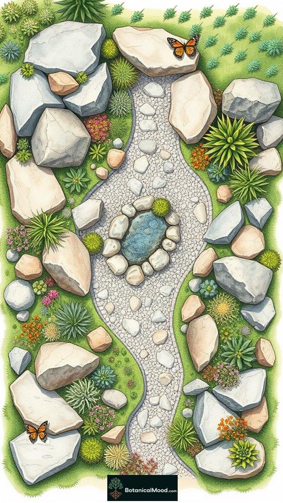 creative rock garden concepts