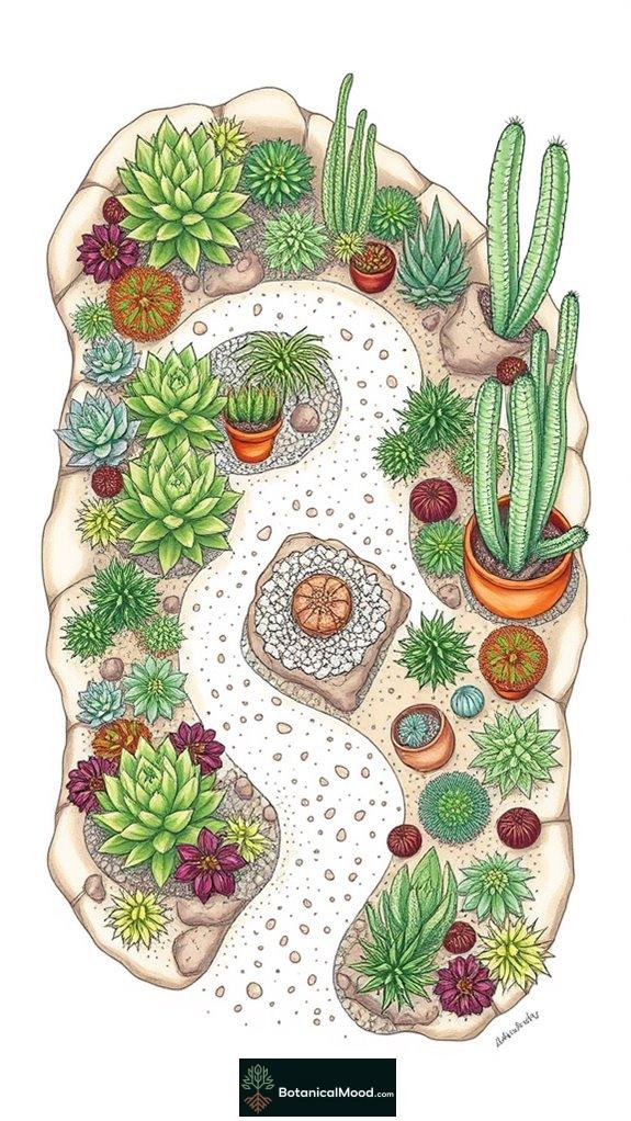 desert plant arrangement ideas