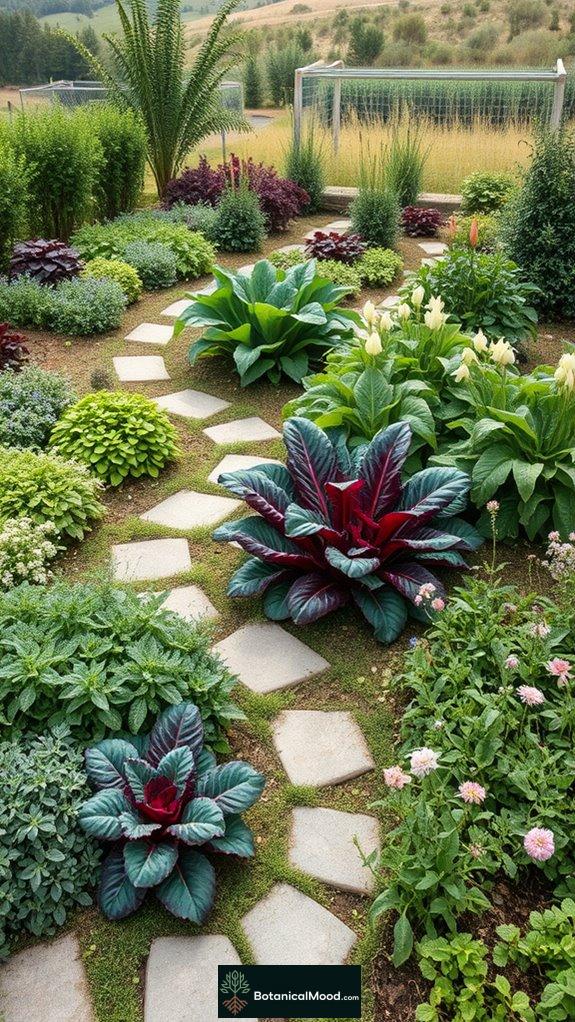 diverse plants enhance aesthetics