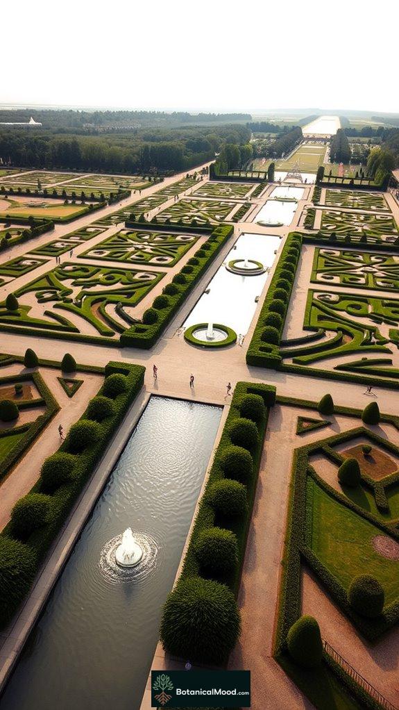 elegant gardens of versailles