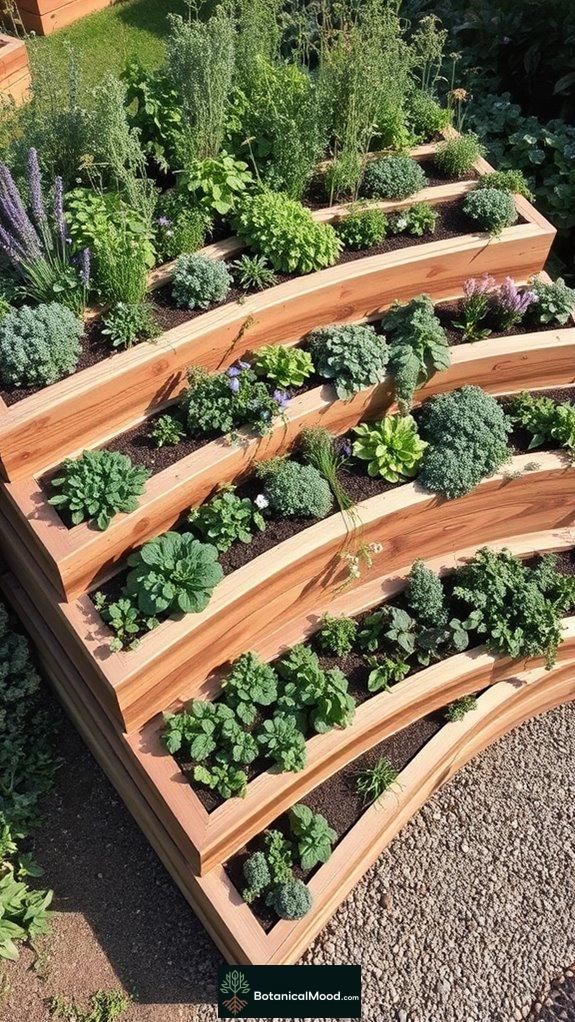 elevated garden bed design