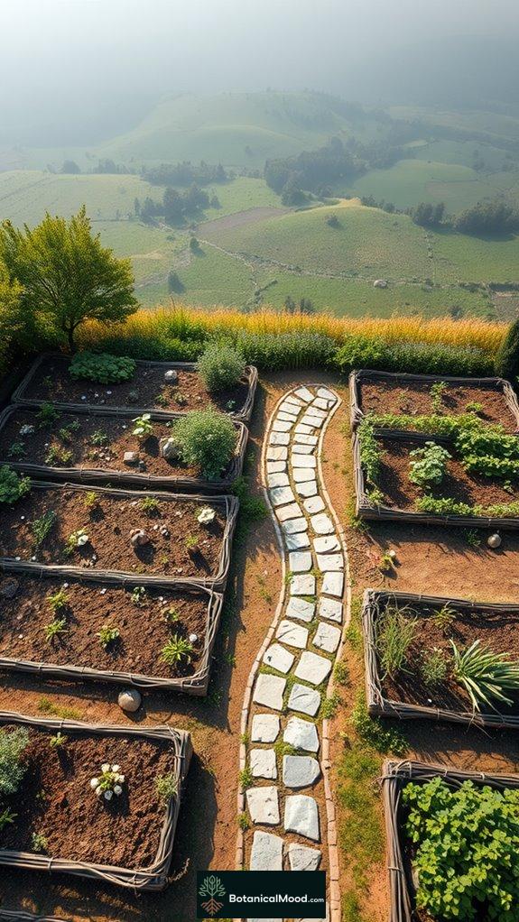 elevated garden for monks
