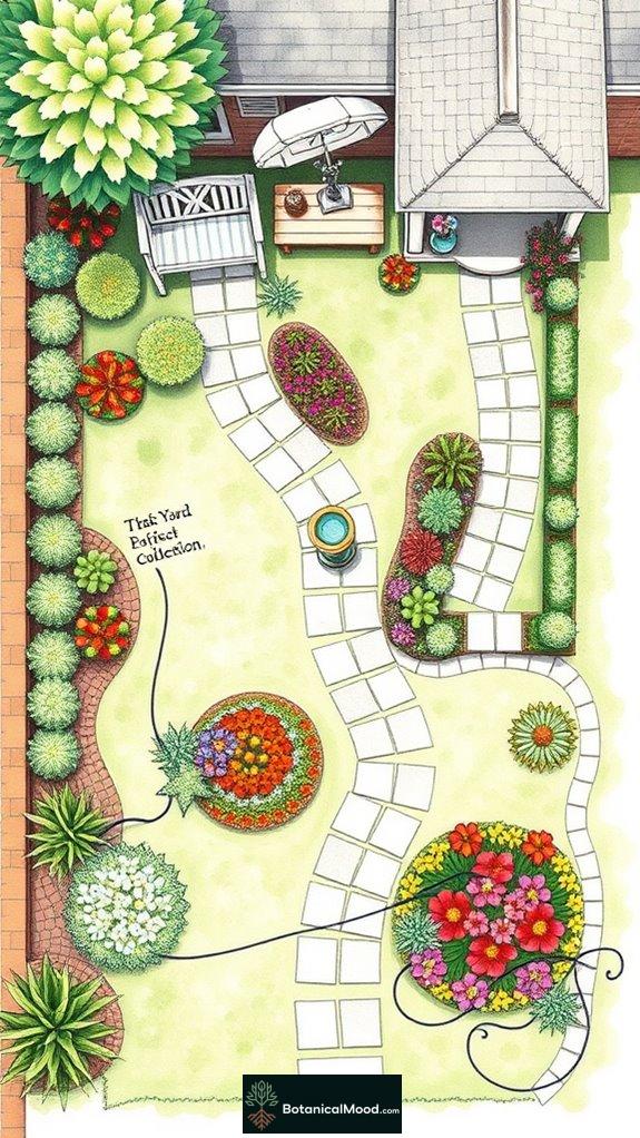 enhancing front yard aesthetics