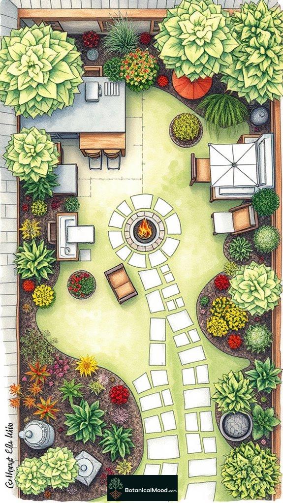 garden outdoor living spaces