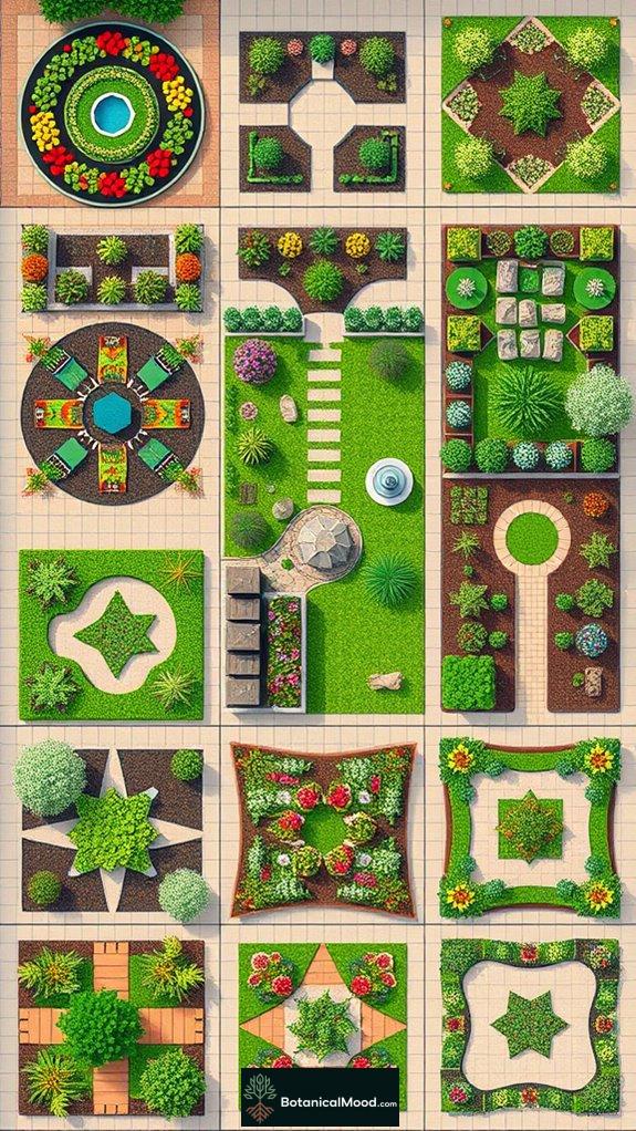 Modern Grid Gardens: Geometric Design Meets Landscape Art