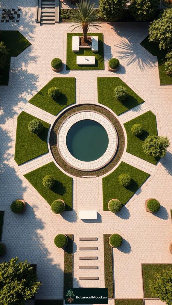 geometric shapes in gardening