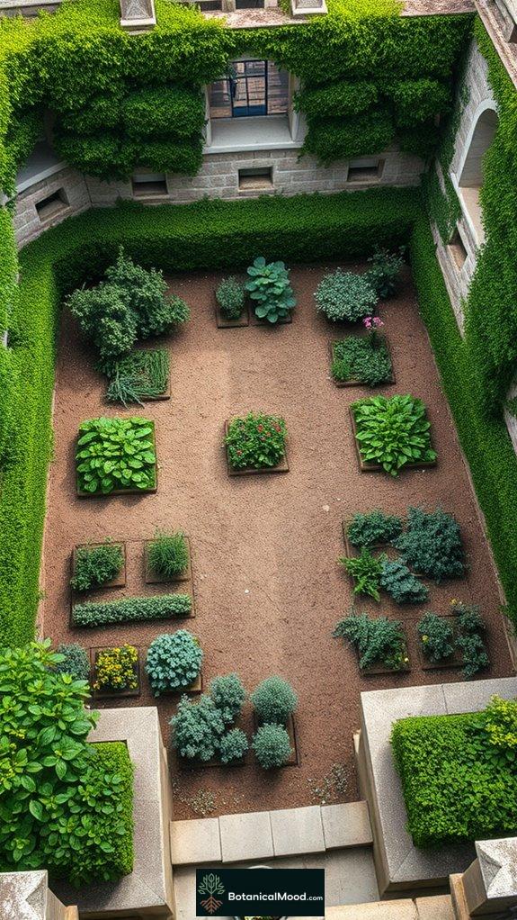 indoor herb cultivation space