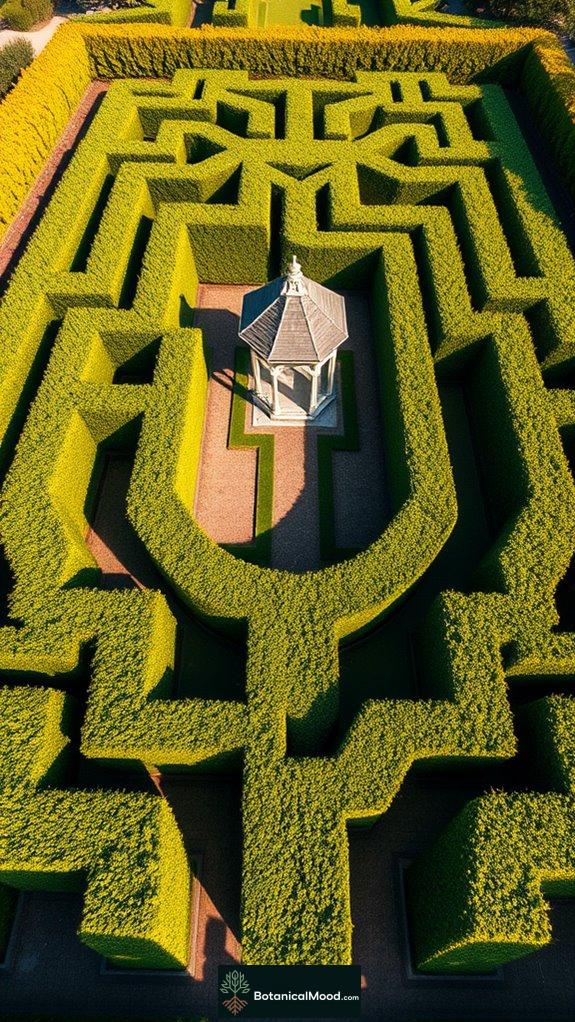 intricate garden puzzle design