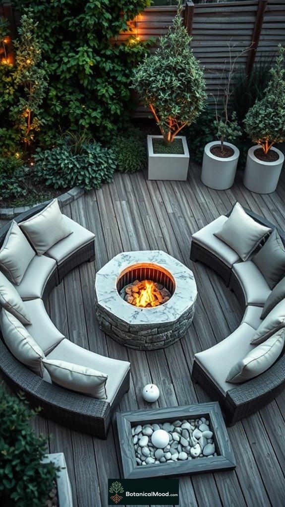 inviting outdoor gathering spaces