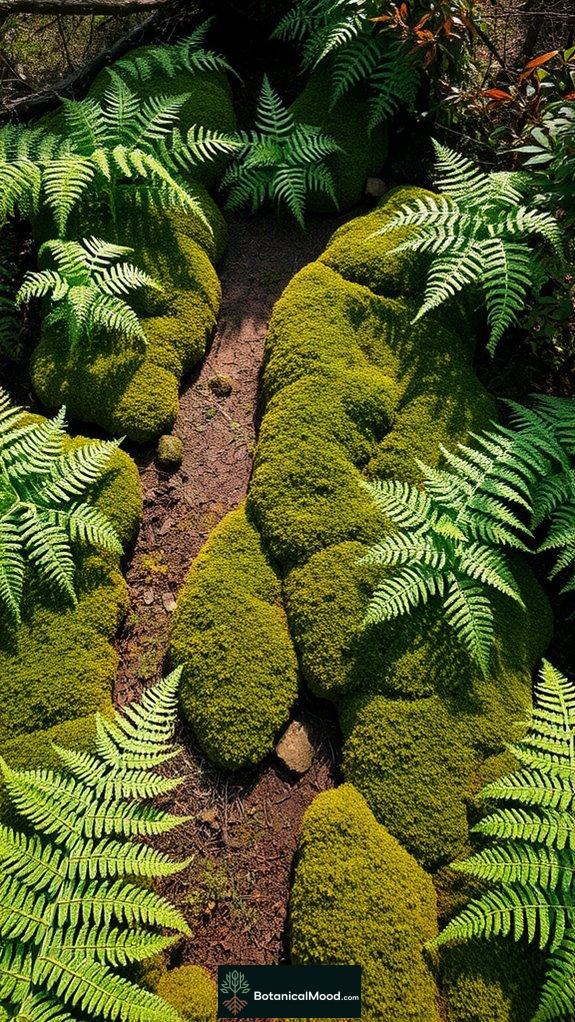 lush greenery and textures