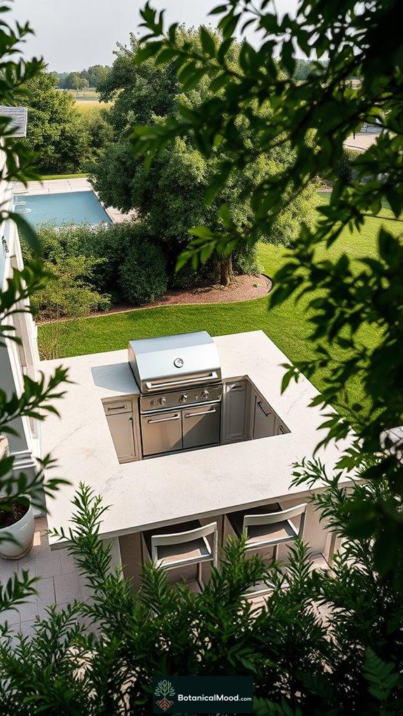 modern al fresco dining