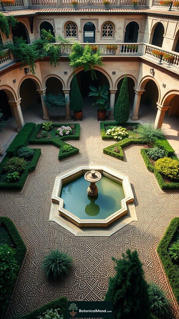 moorish garden designs and water