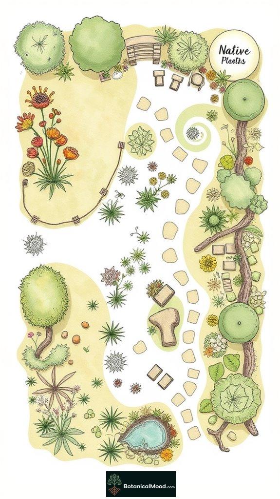 native flora landscape designs