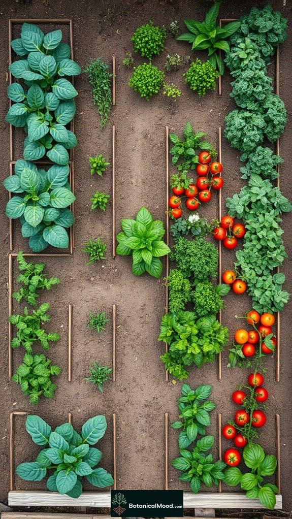 organized garden layout strategy