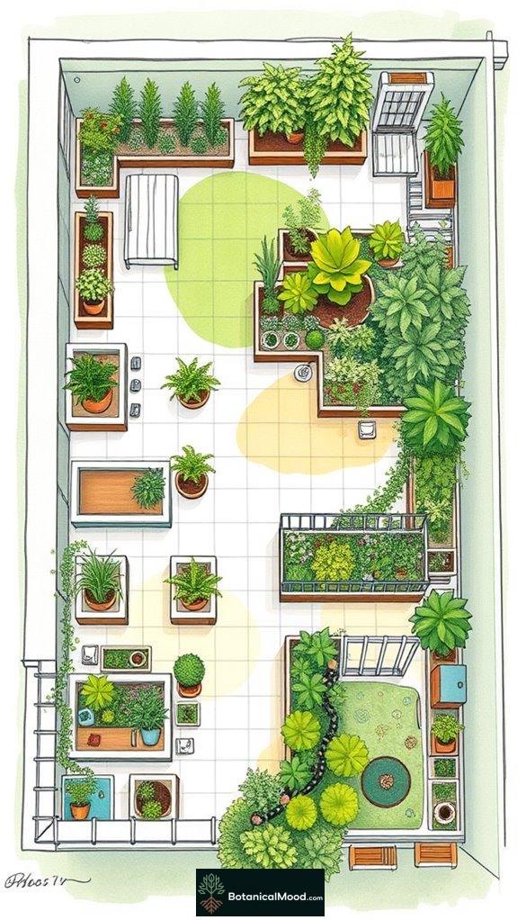 rooftop garden design ideas