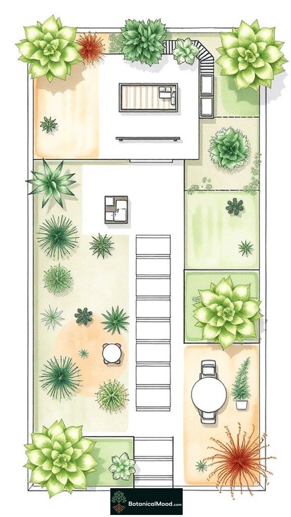 sleek simple garden designs