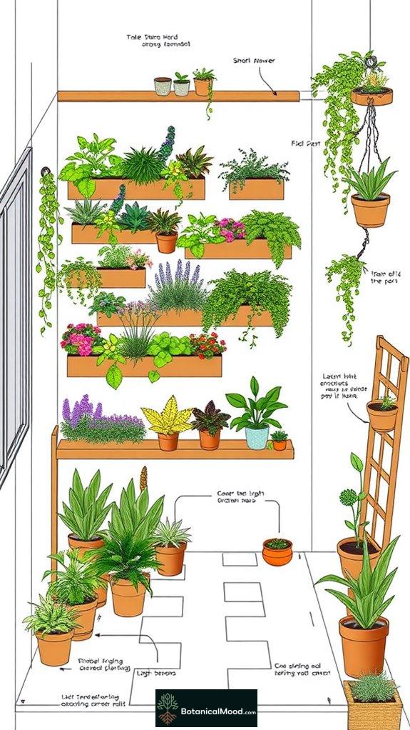 space saving vertical gardens