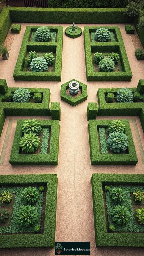 structured planting area design