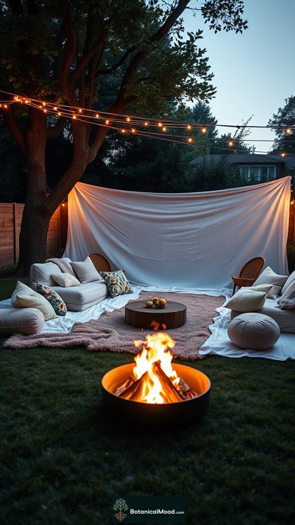 stylish al fresco cinema