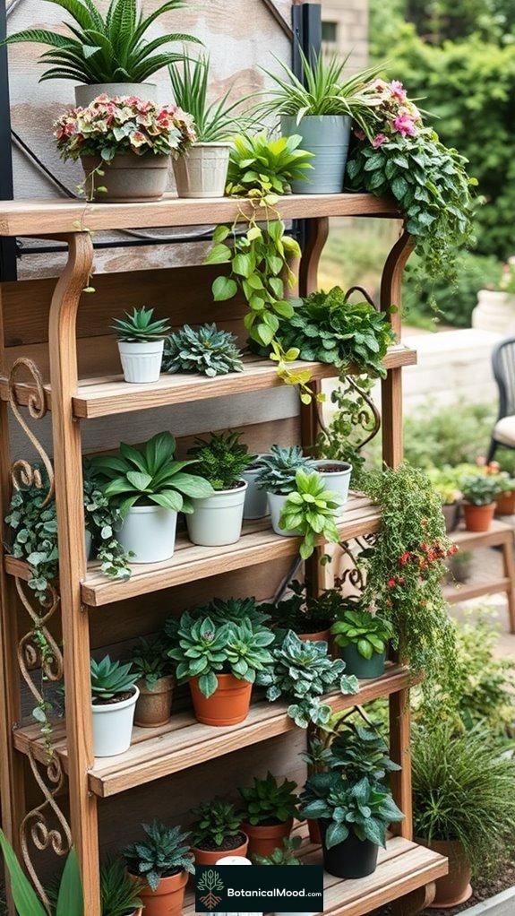 vertical gardening display system