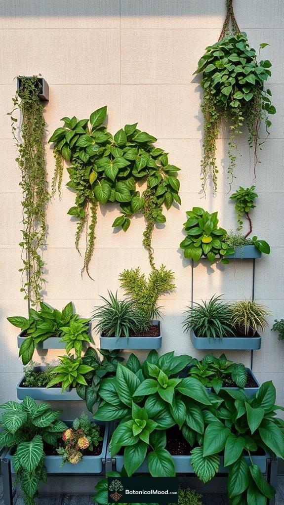 vertical gardening techniques and designs
