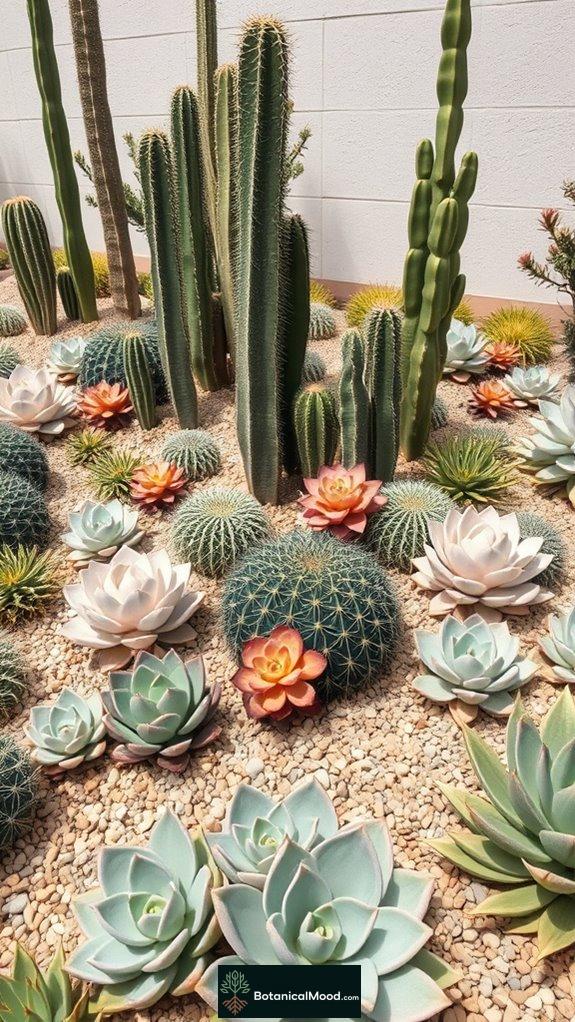 vibrant desert plant display