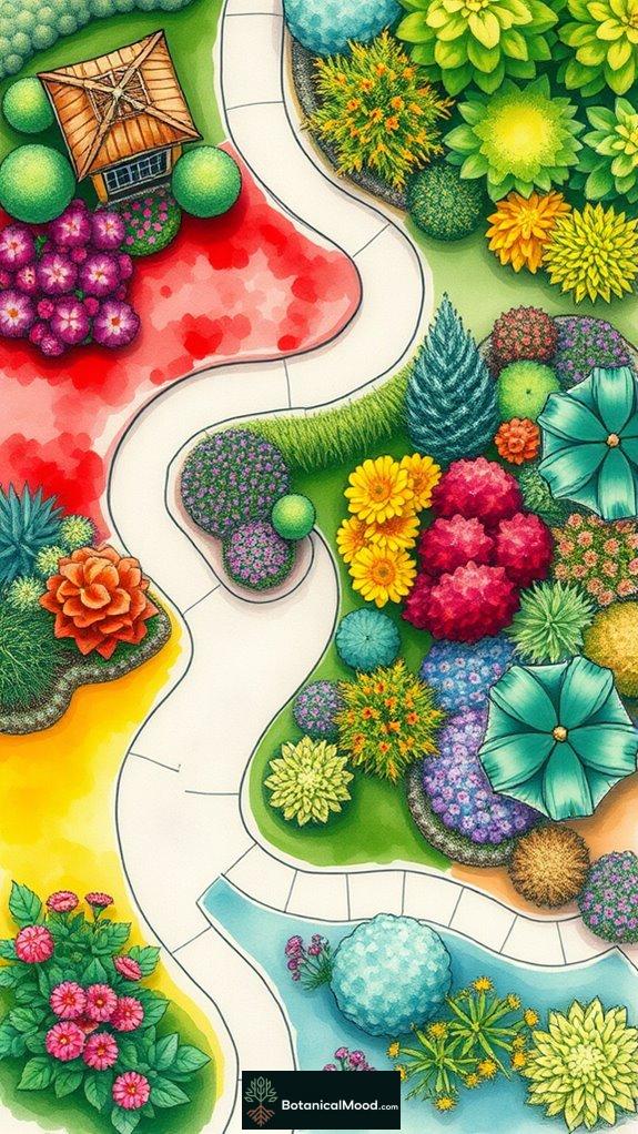 vibrant garden design ideas