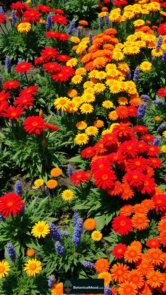 vibrant warm color scheme