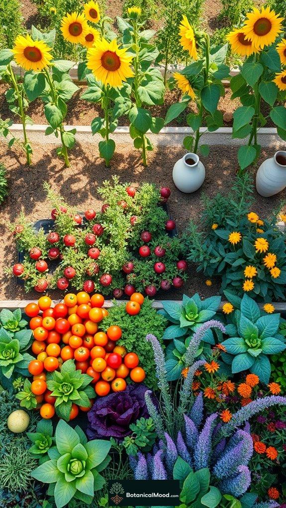 visual impact planting techniques