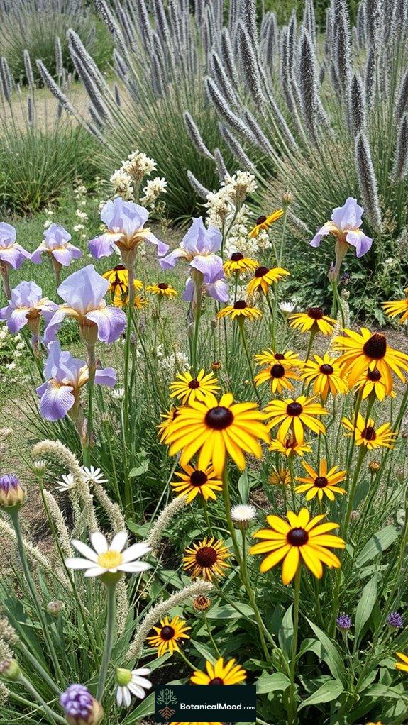 water saving perennial garden beds