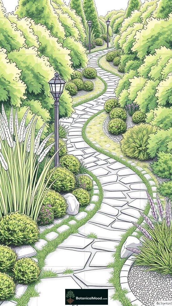 winding trails in nature