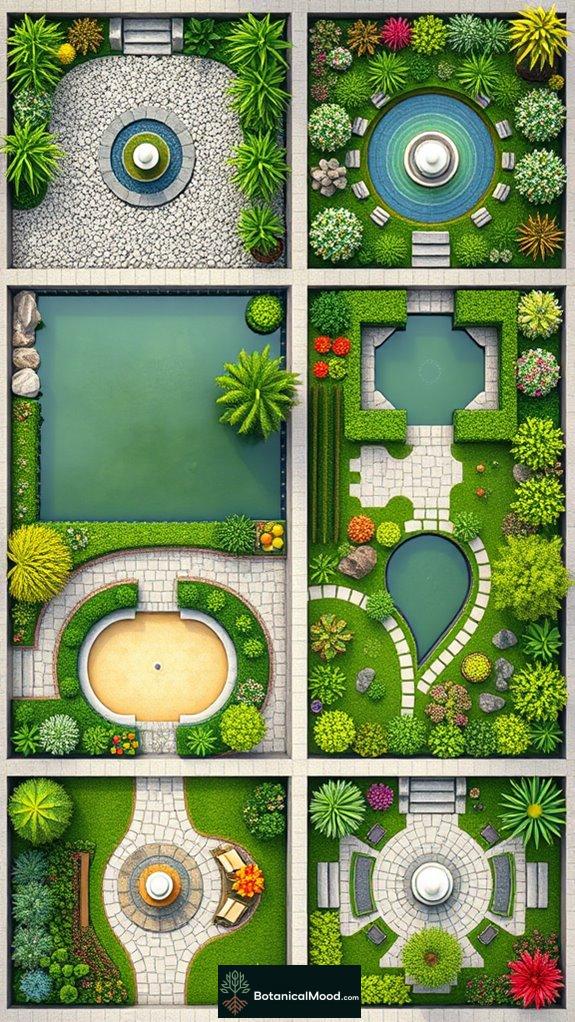 Top 13 Zen Fountain Garden Layouts for Backyard Relaxation