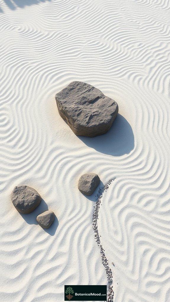 zen inspired dry garden