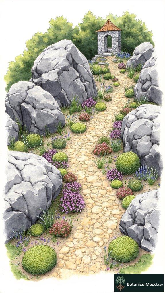 alpine rock garden design