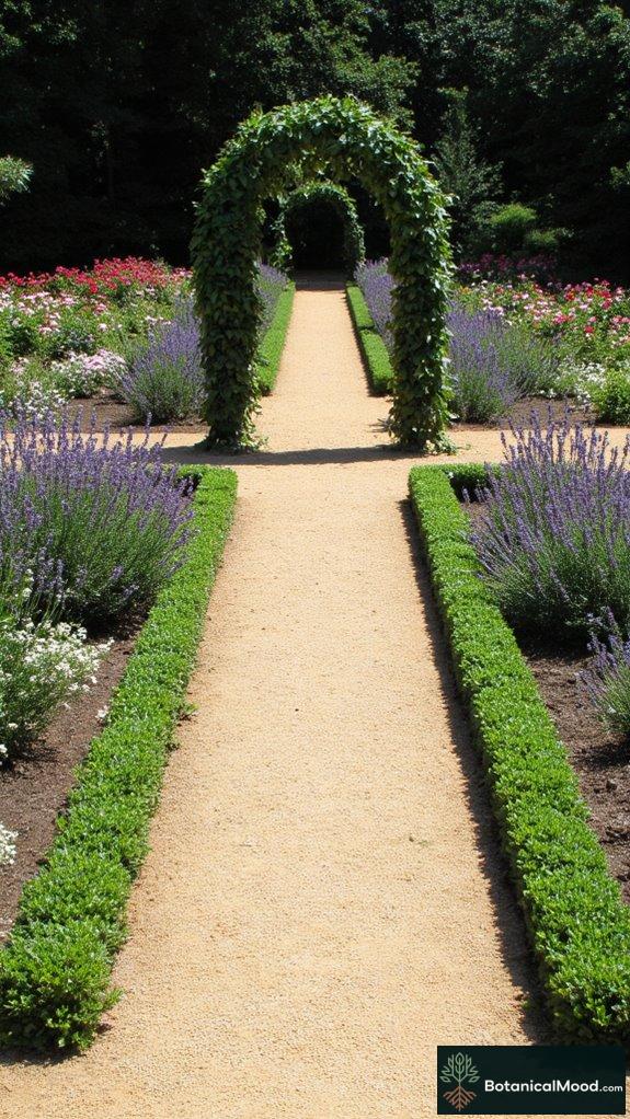 bilateral symmetry in gardens