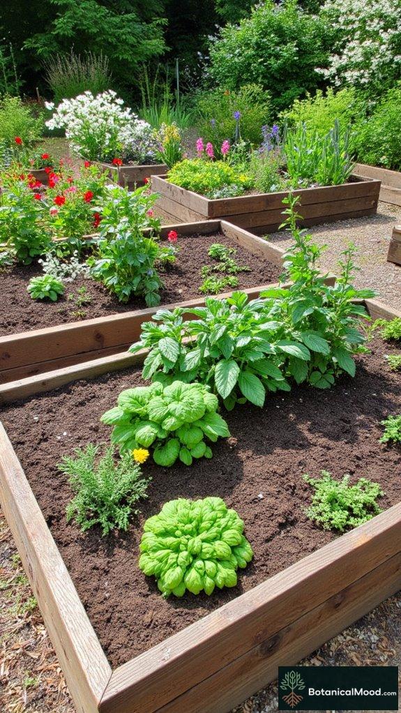 charming raised garden beds