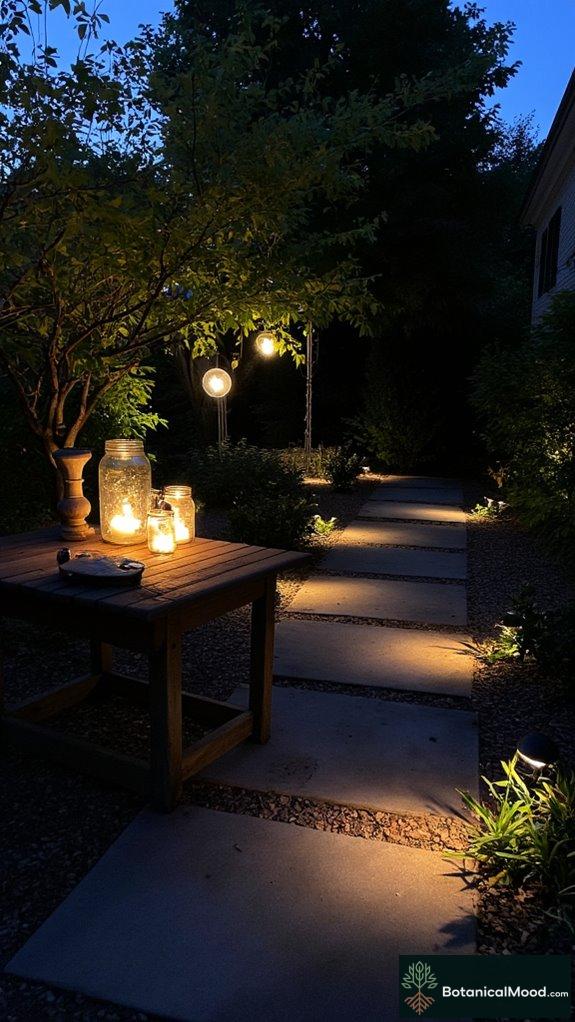 diy solar garden lighting