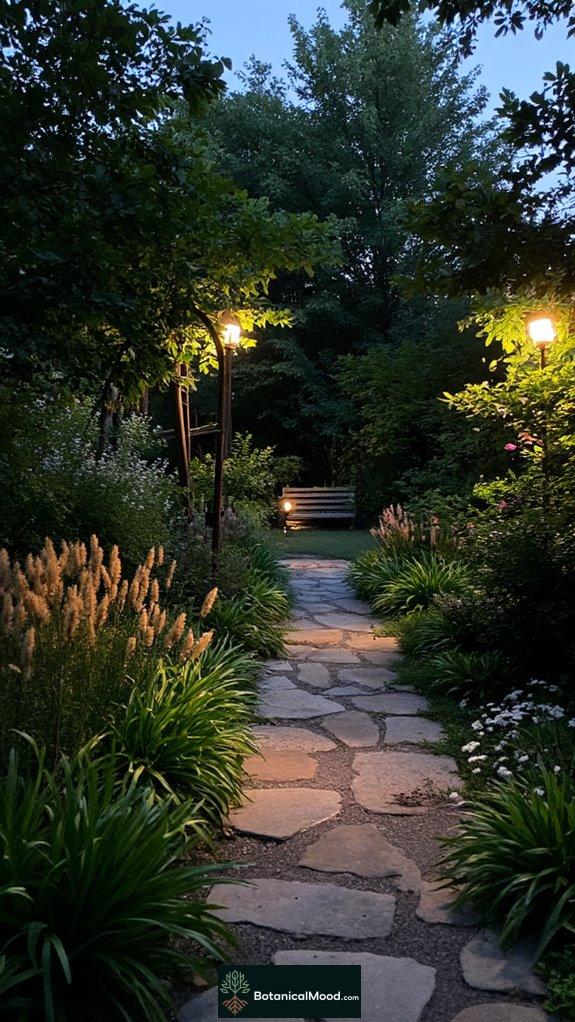 enchanting garden lighting techniques