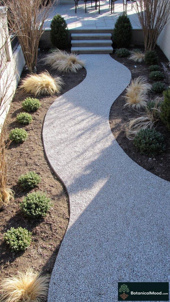 enhancing winter garden beauty