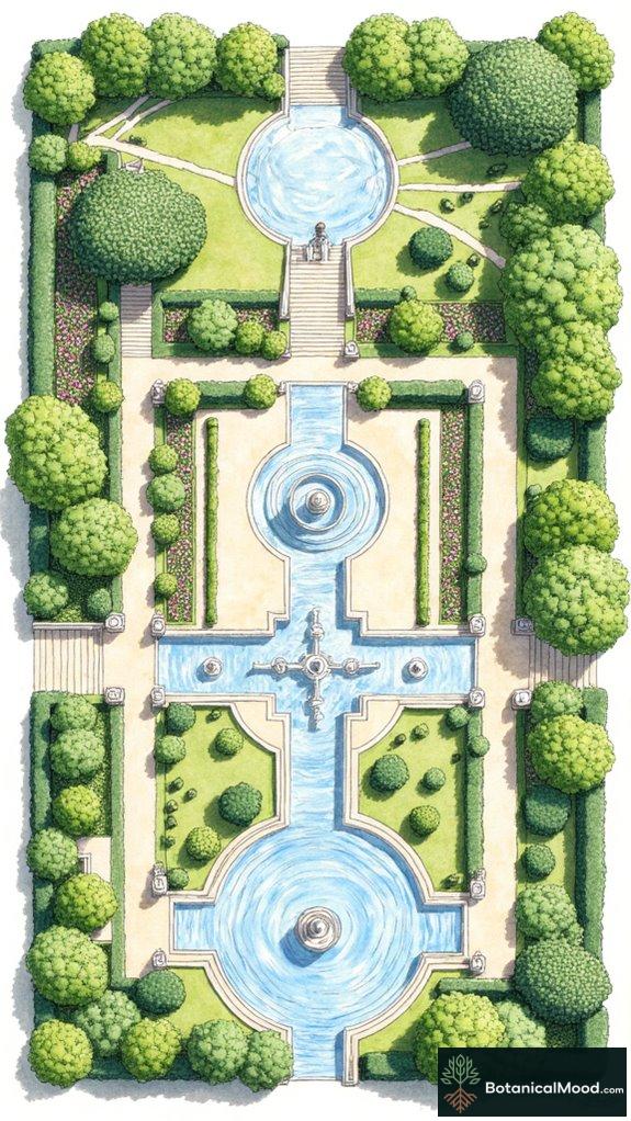 geometric water feature designs