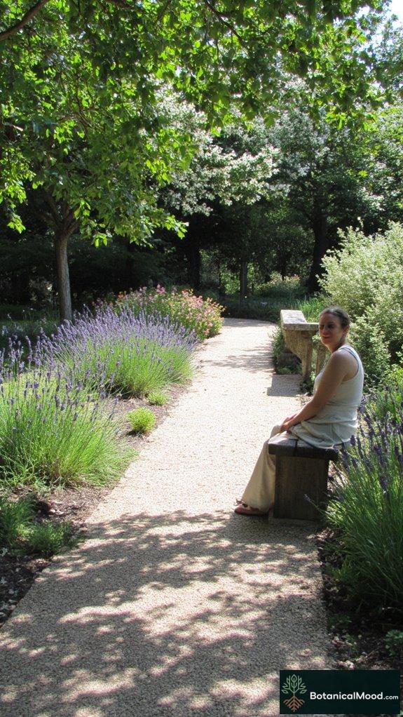 healing garden space balance