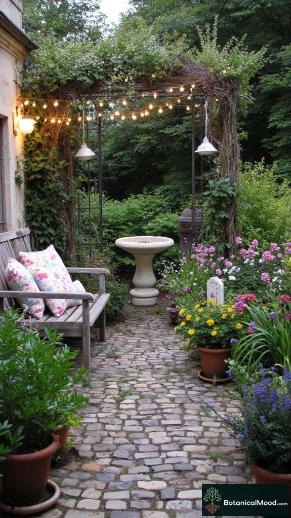 intimate garden room elements