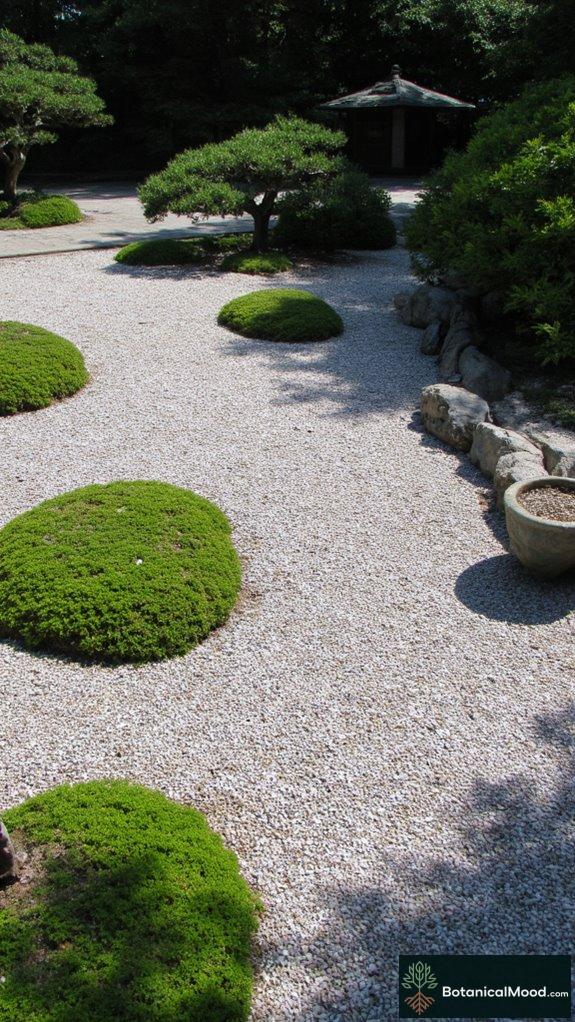 japanese pebble garden patterns
